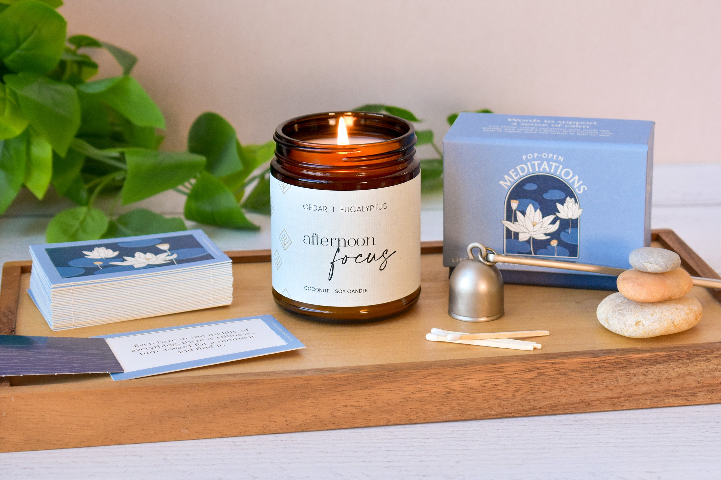 Daily Meditation Candle Gift Set