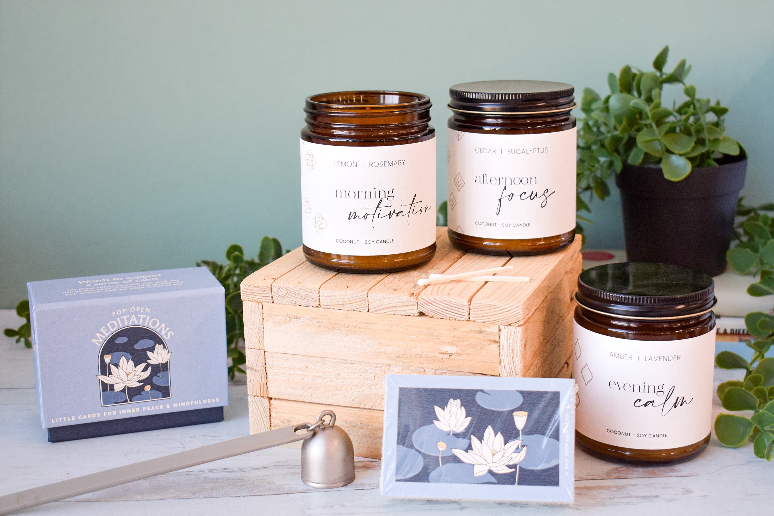 Daily Meditation Candle Gift Set