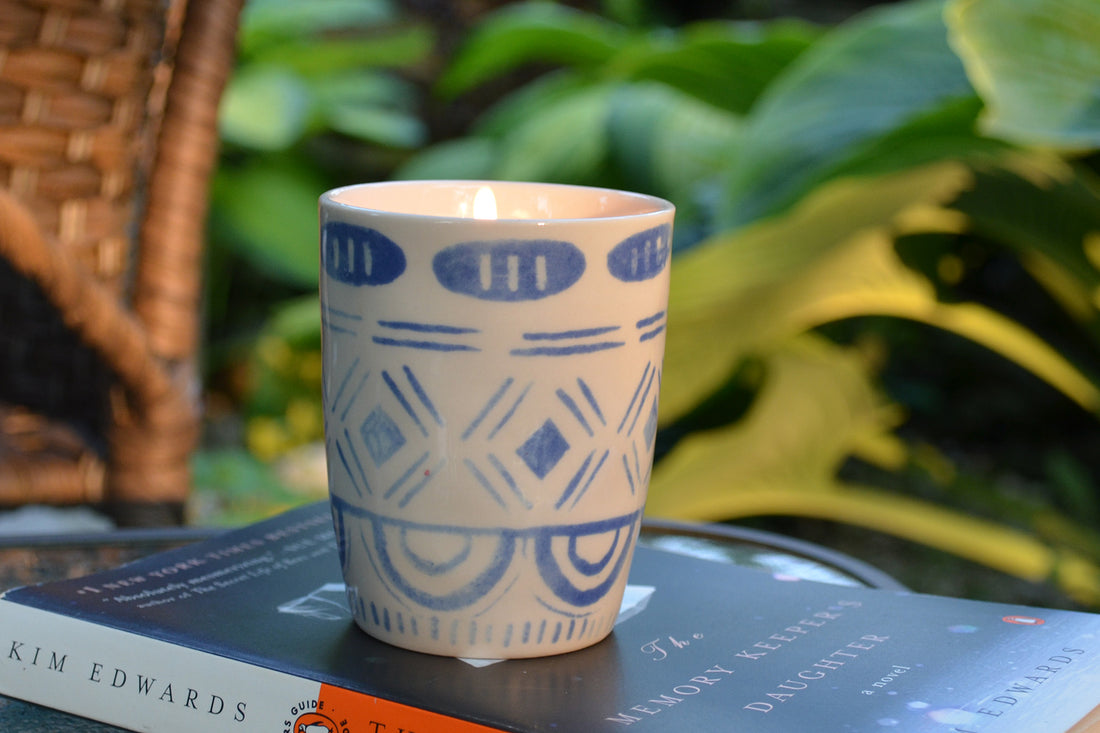 Mosaic Candle Set