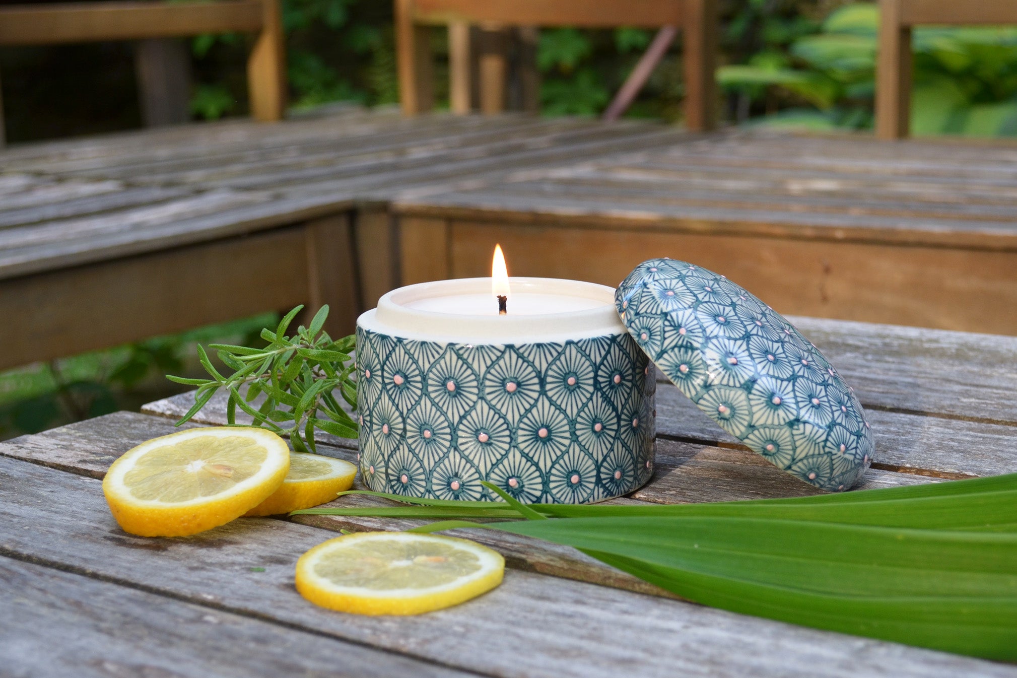 Palma Lidded Candle