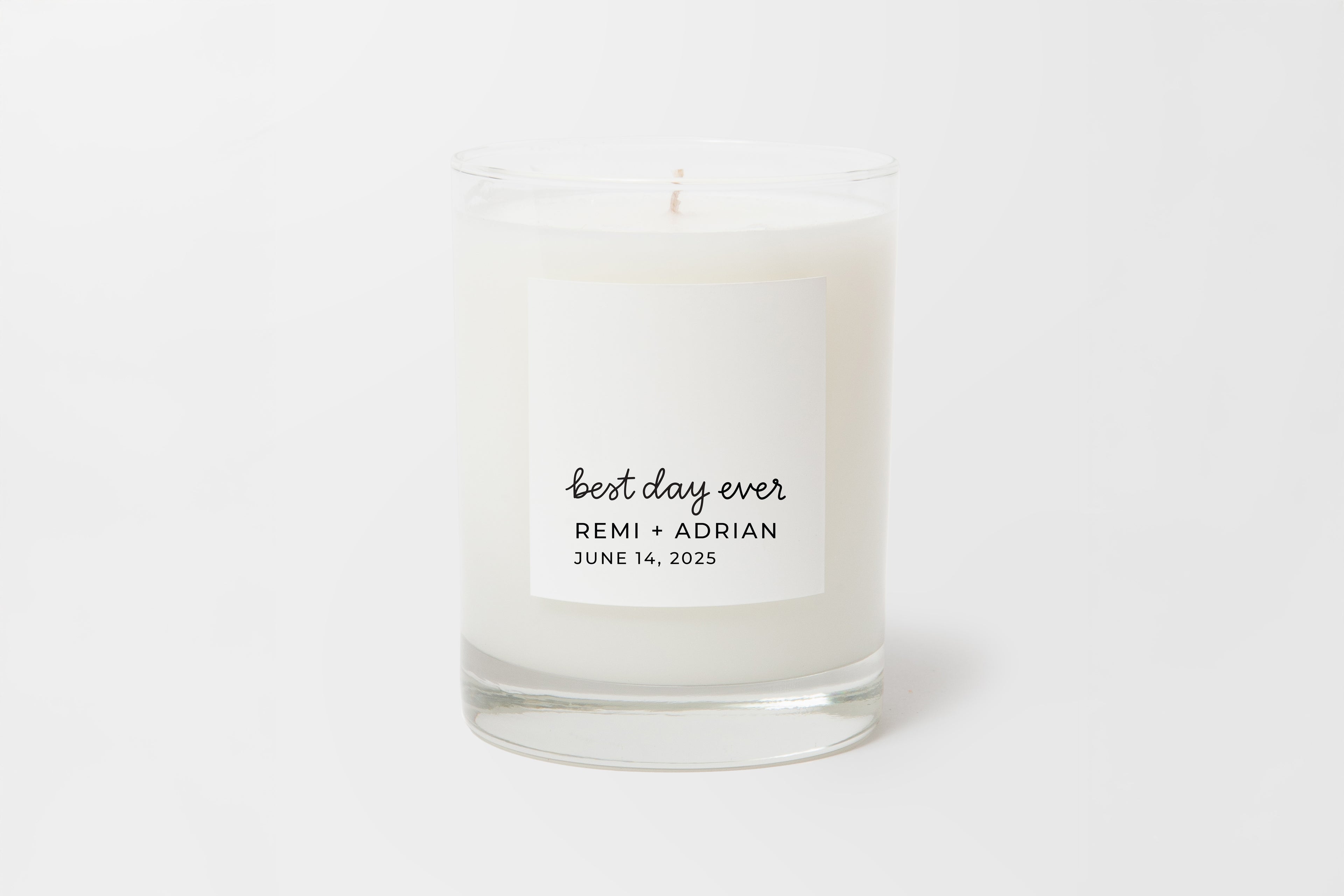 Personalized Candle-Best Day Ever