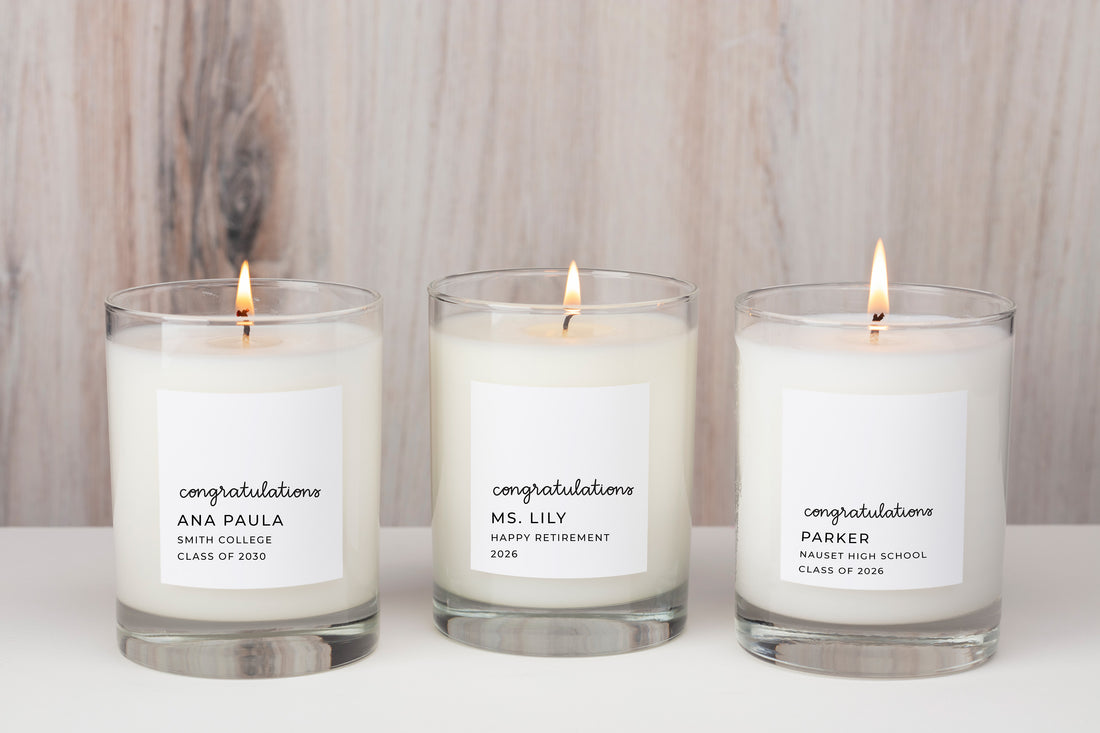 Personalized Candle-Congratulations