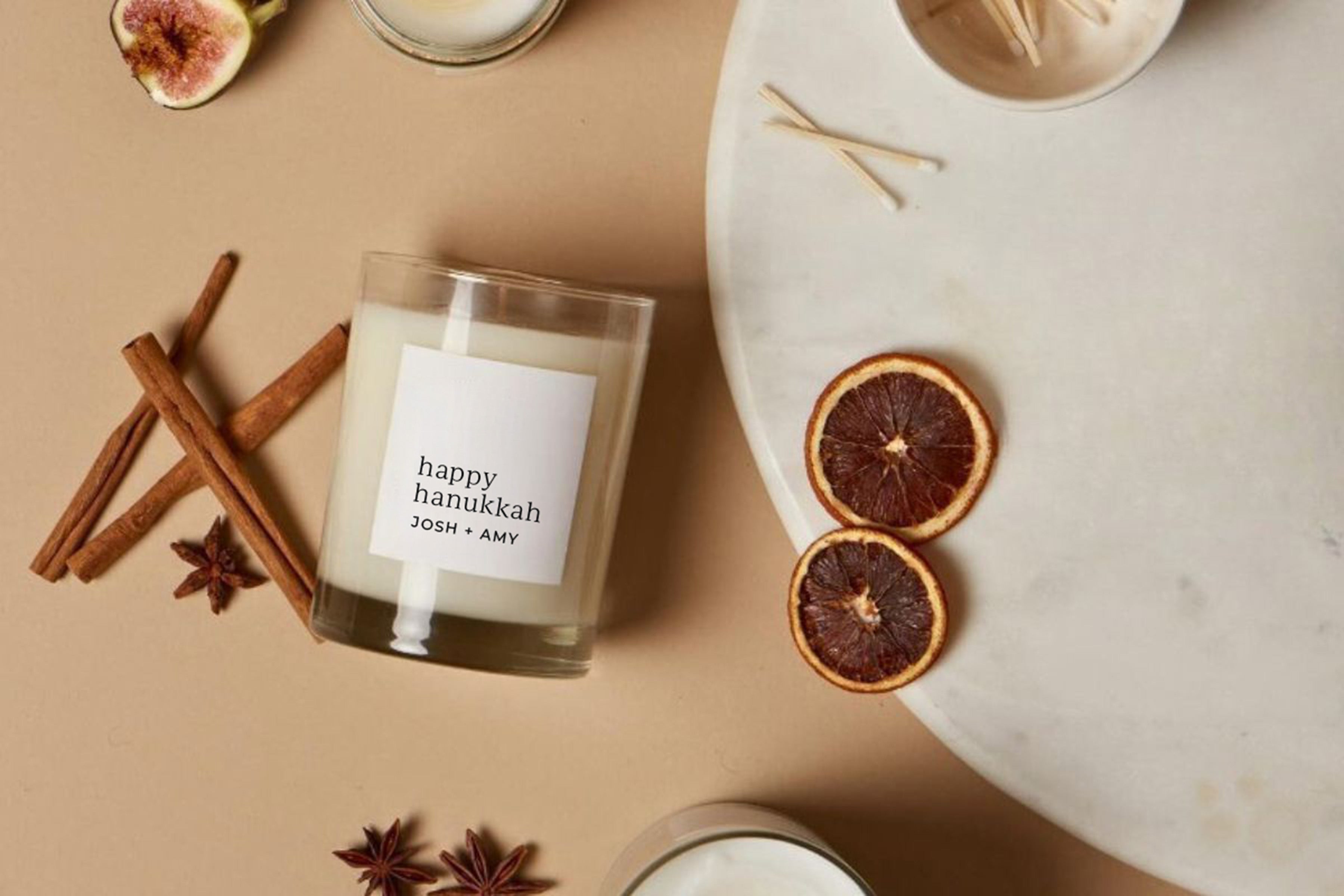 Personalized Candle-Happy Hanukkah