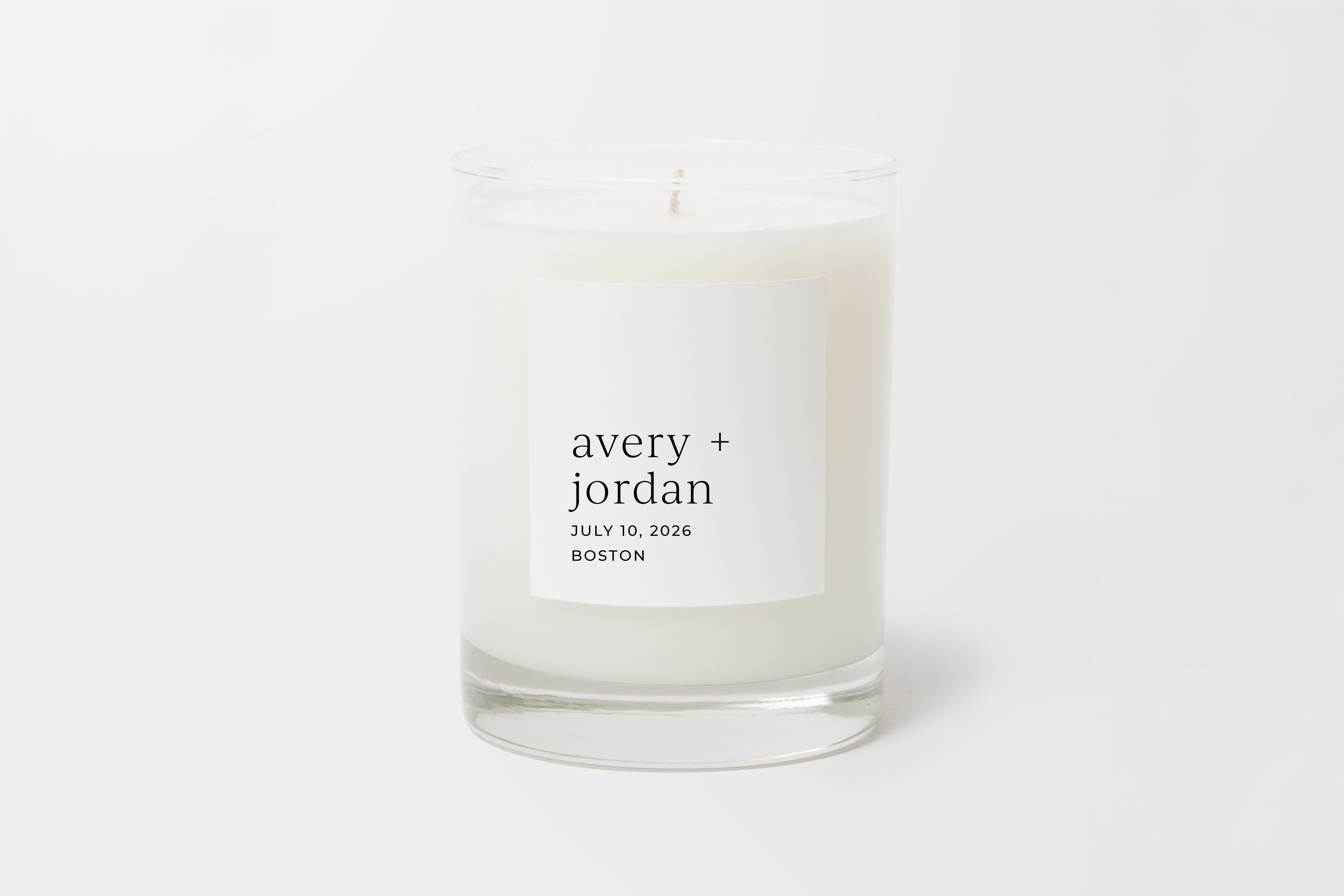 Personalized Candle-Wedding