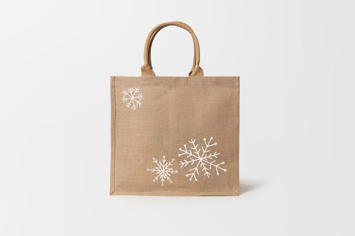 Shopping Tote - Snowflakes