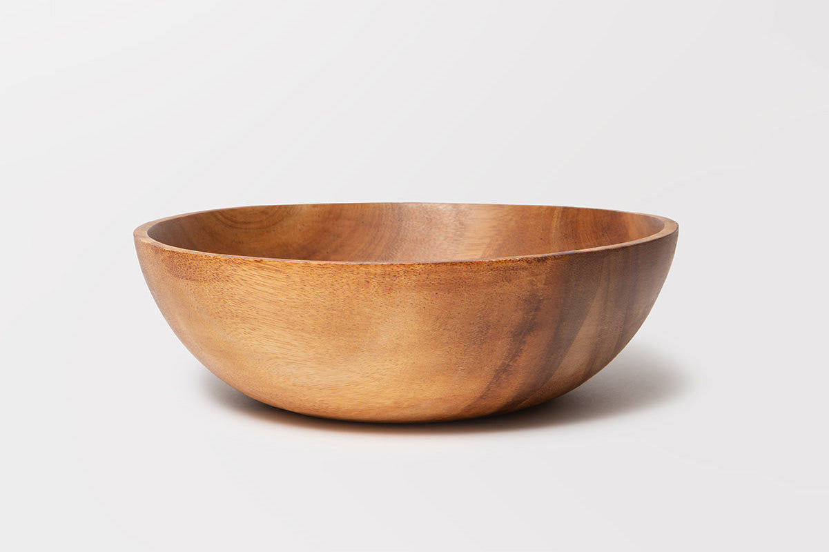 Acacia Wood Salad Bowl