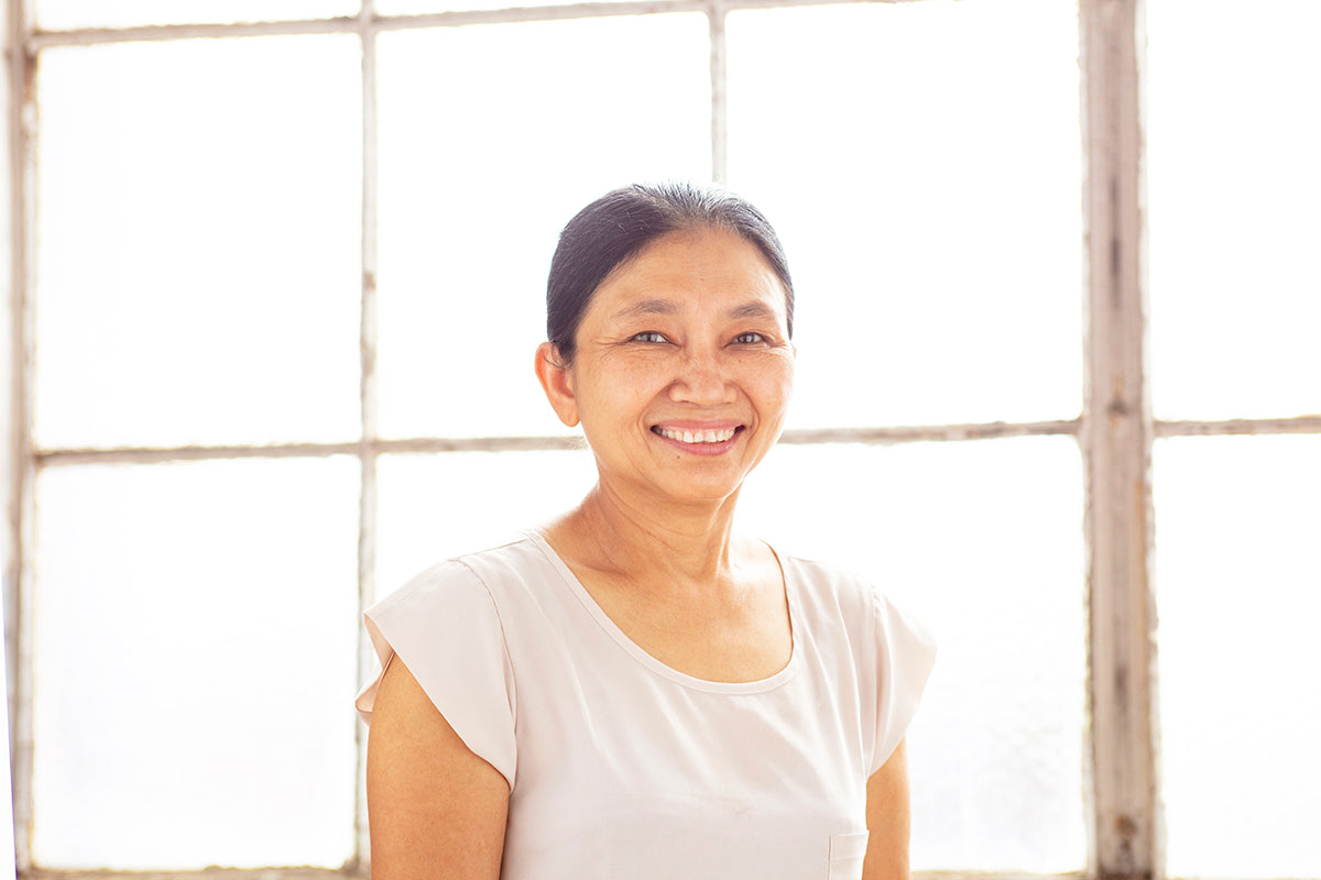 Meet Tin Tin who joined Prosperity Candle as a woman artisan.