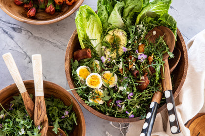 Acacia Wood Salad Bowl