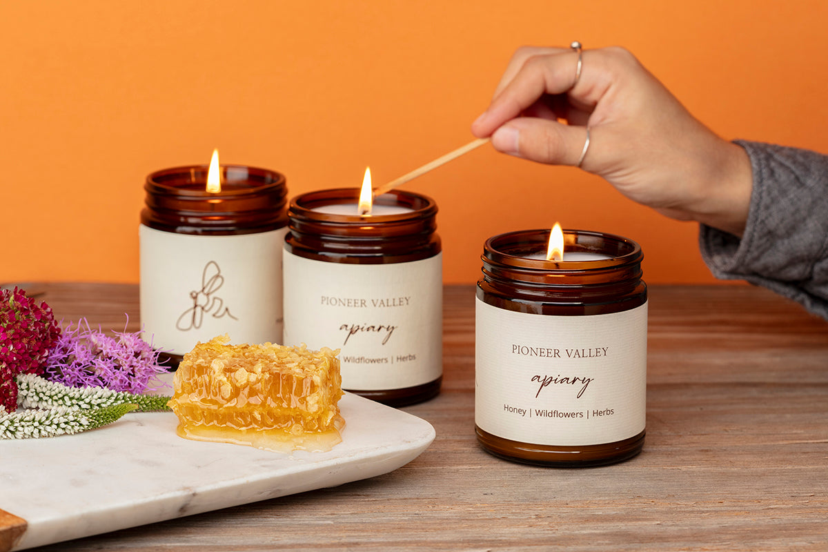 tobacco barn scented candles Pioneer Valley Candles