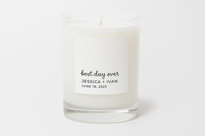 Personalized Candle-Best Day Ever