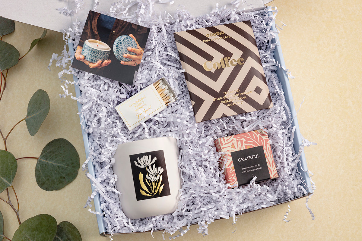 Gilded Botanical Candle Gift Set