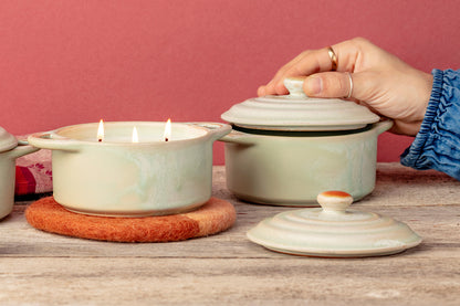 Celadon Baker Candle