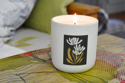 Gilded Botanical Candle