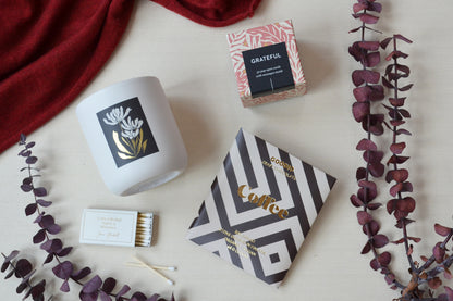 Gilded Botanical Candle