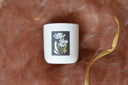 Gilded Botanical Candle