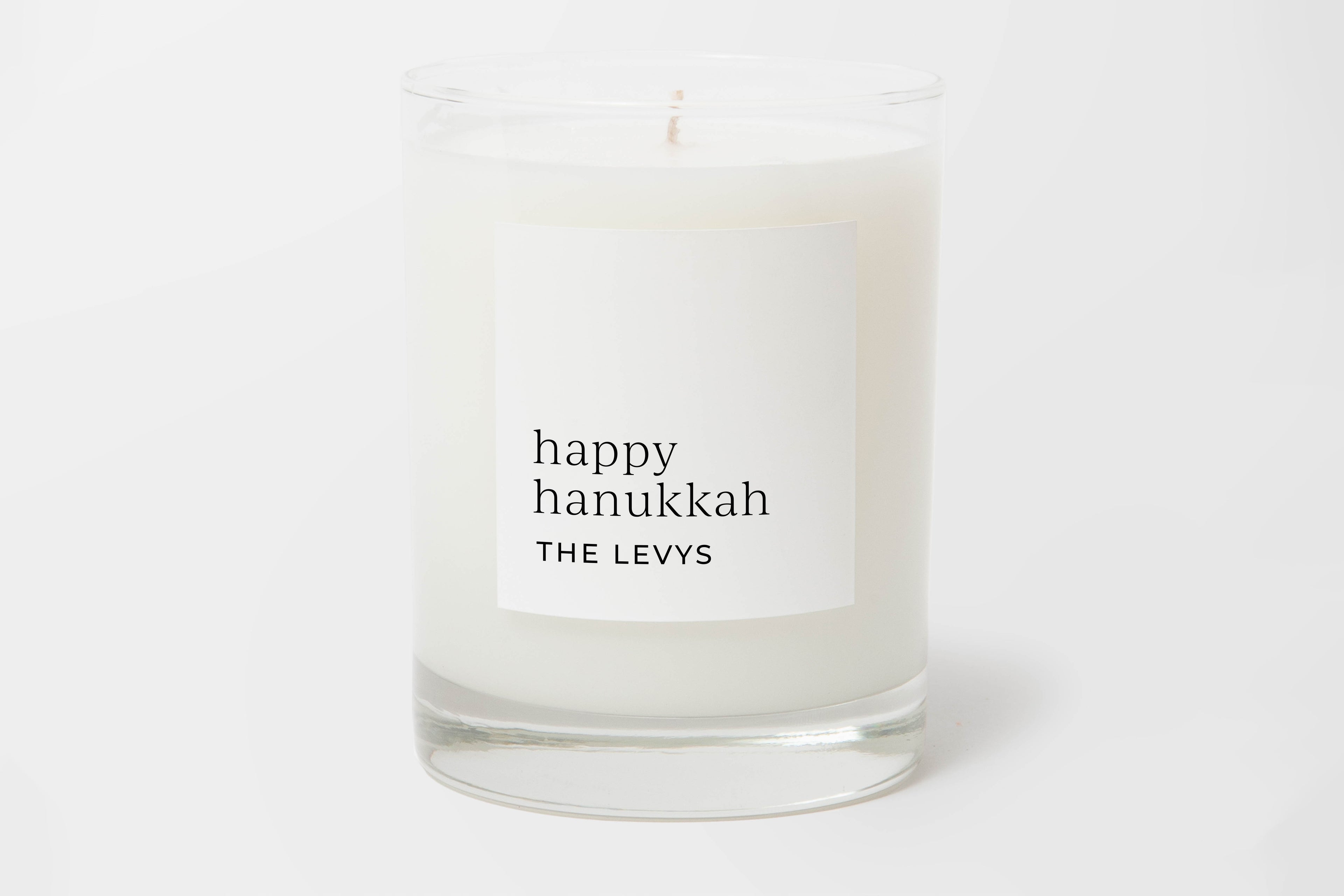 Personalized Candle-Happy Hanukkah