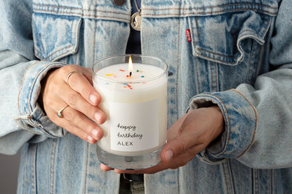 Personalized Candle-Happy Birthday