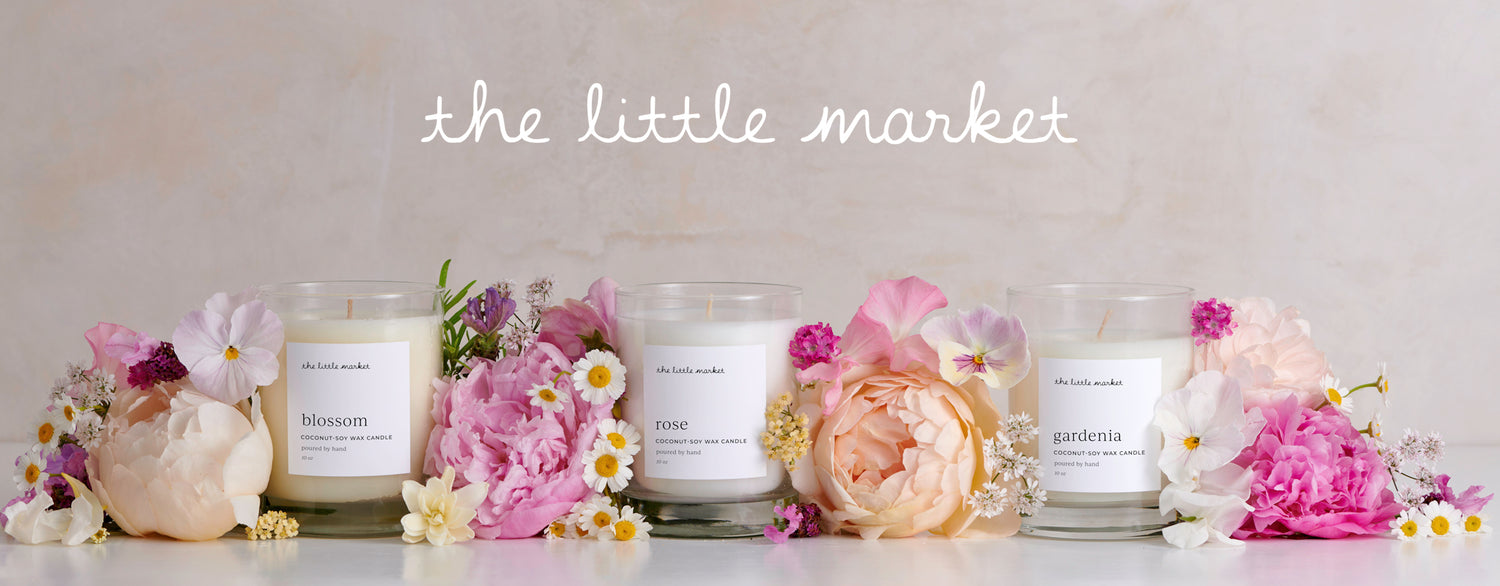 The Little Market I Honey & Spice Handmade Scented Candle I Soy Coco Wax -  Prosperity Candle Wholesale