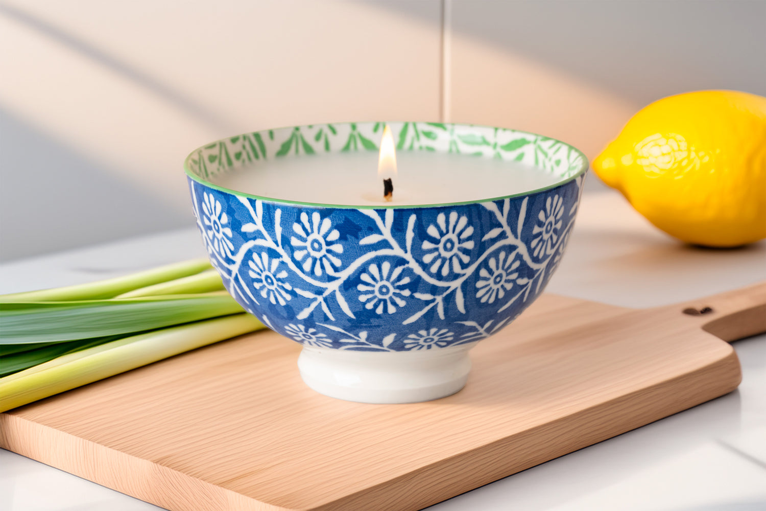 Vine &amp; Blossom Bowl Candle