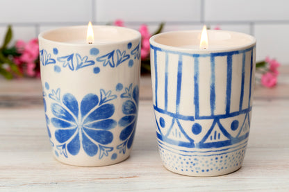 Mosaic Candle Set