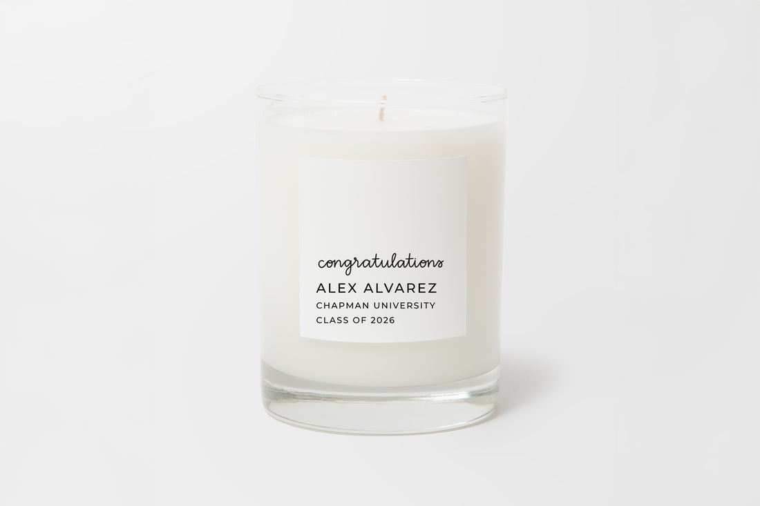 Personalized Candle-Congratulations