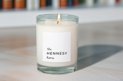 Personalized Candle-Housewarming