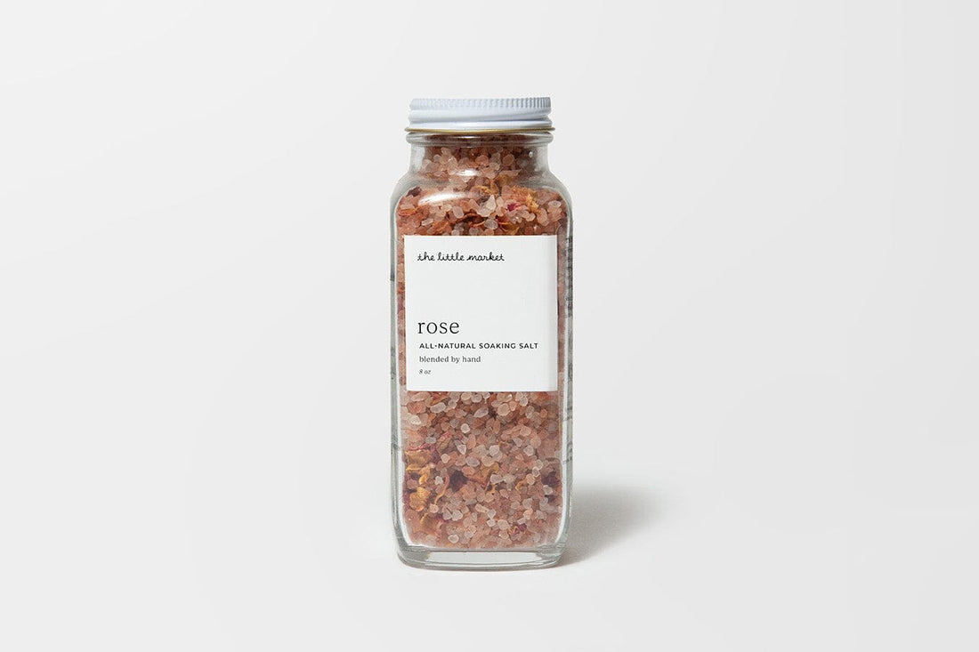 The Little Market Soaking Salt - Rose (8 oz.)