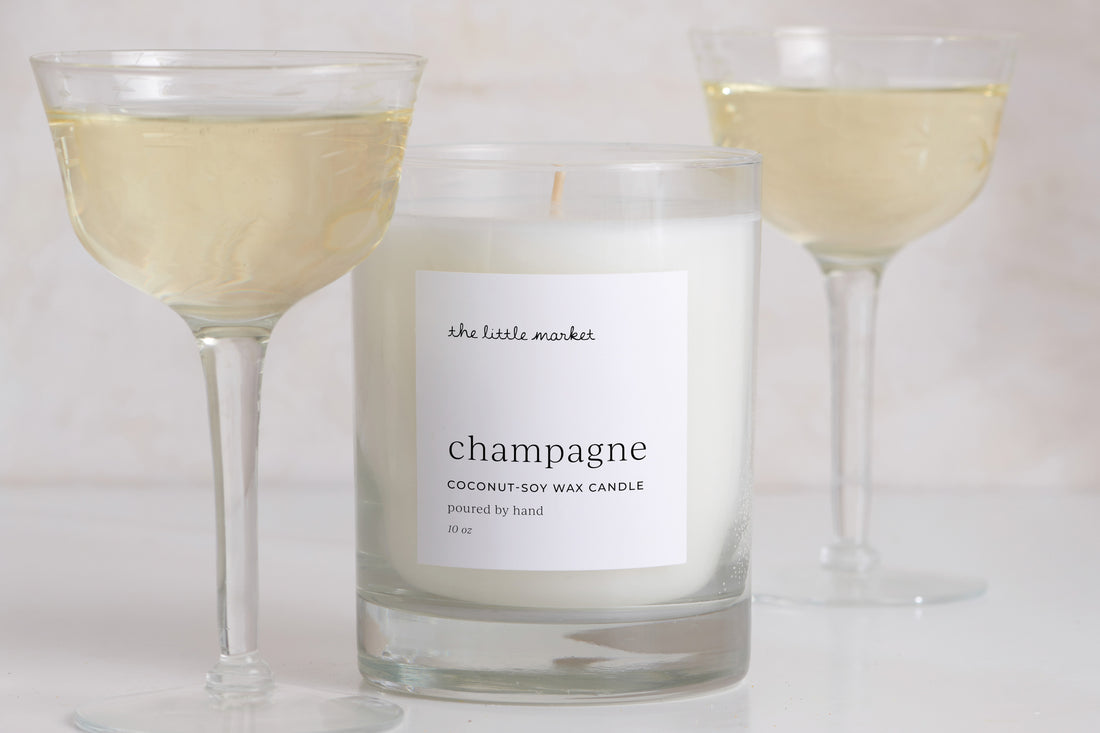 Champagne Candle