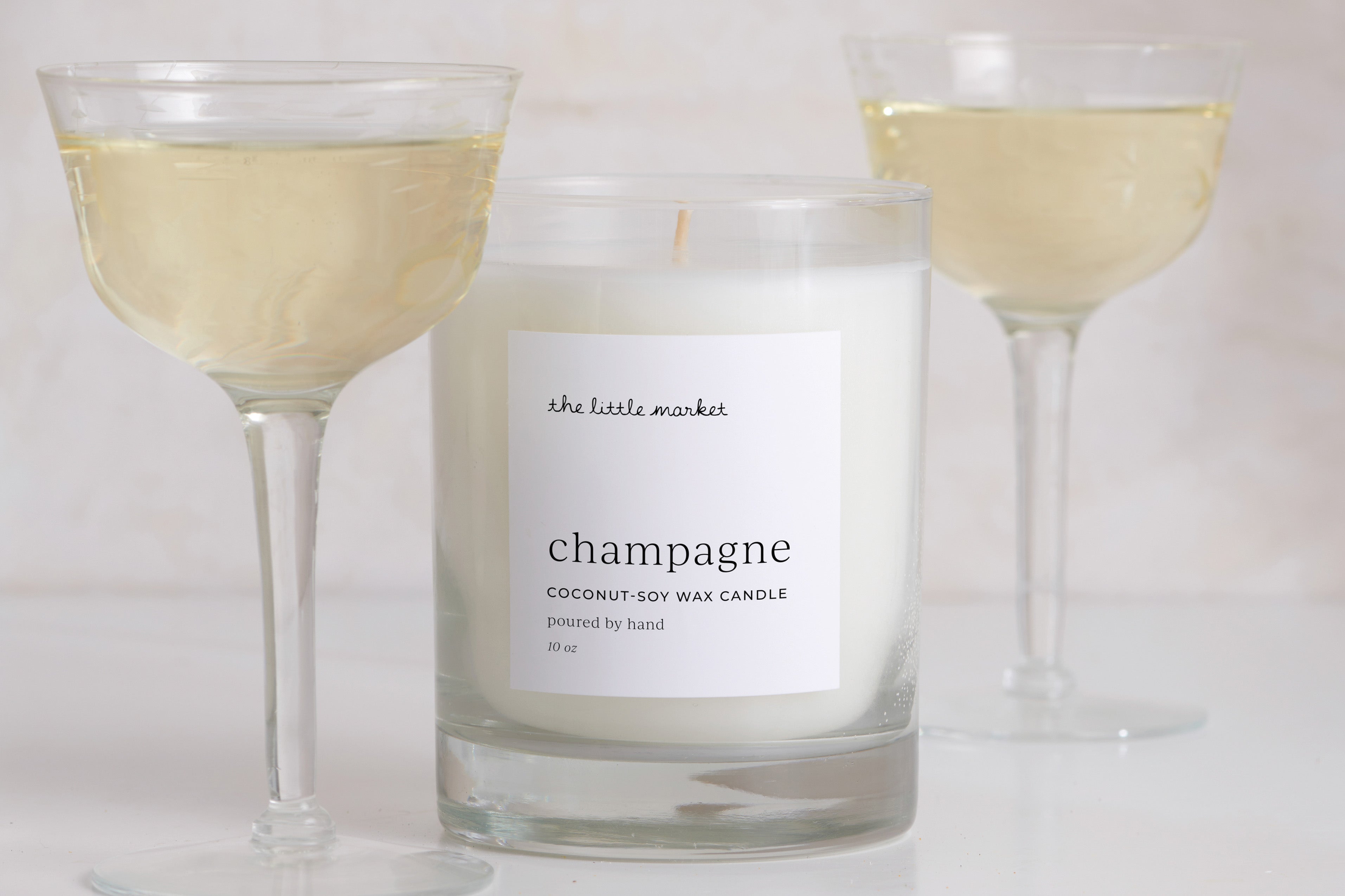 Champagne Candle