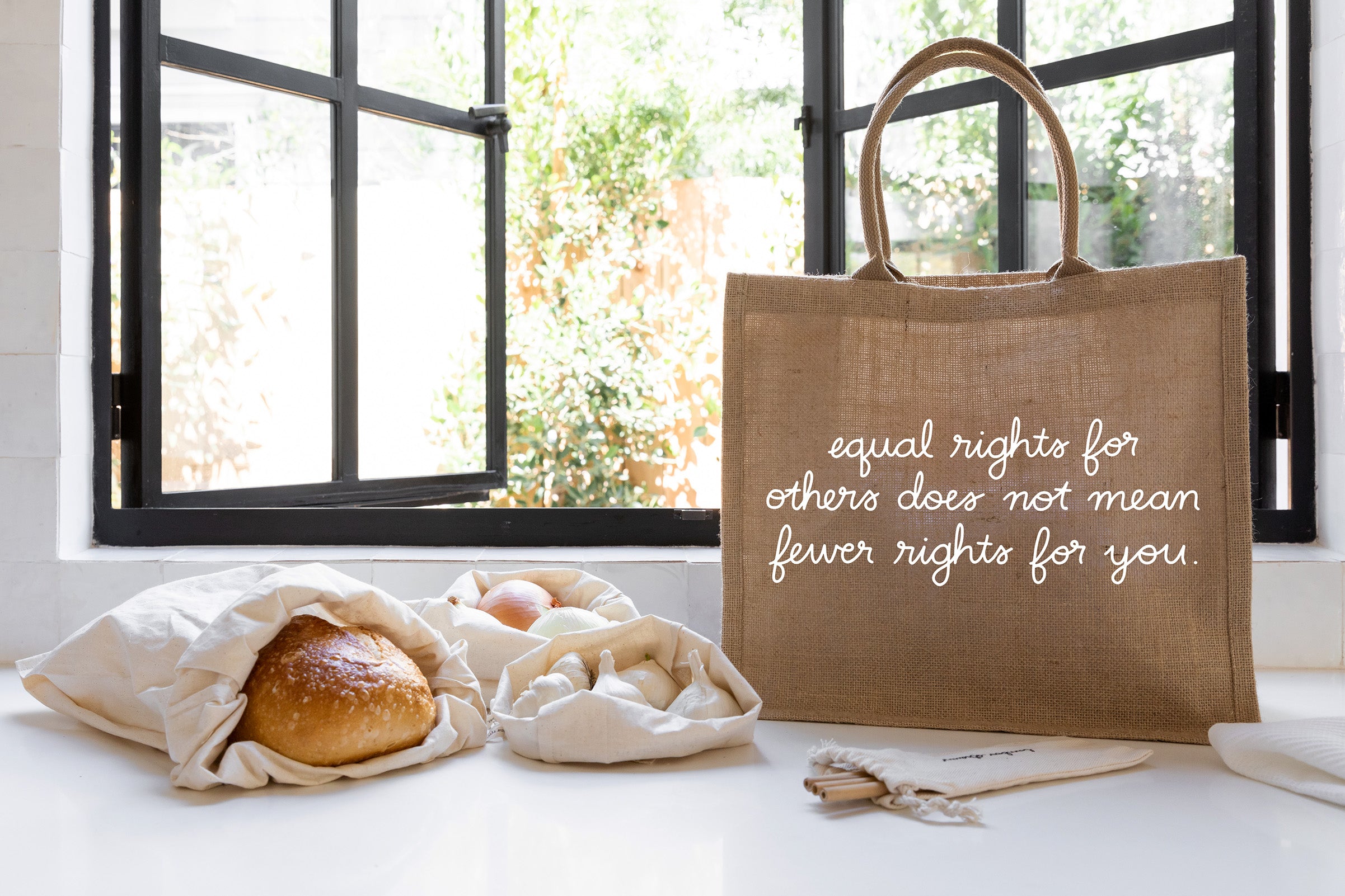 Shopping Tote - Equal Rights (double-sided)