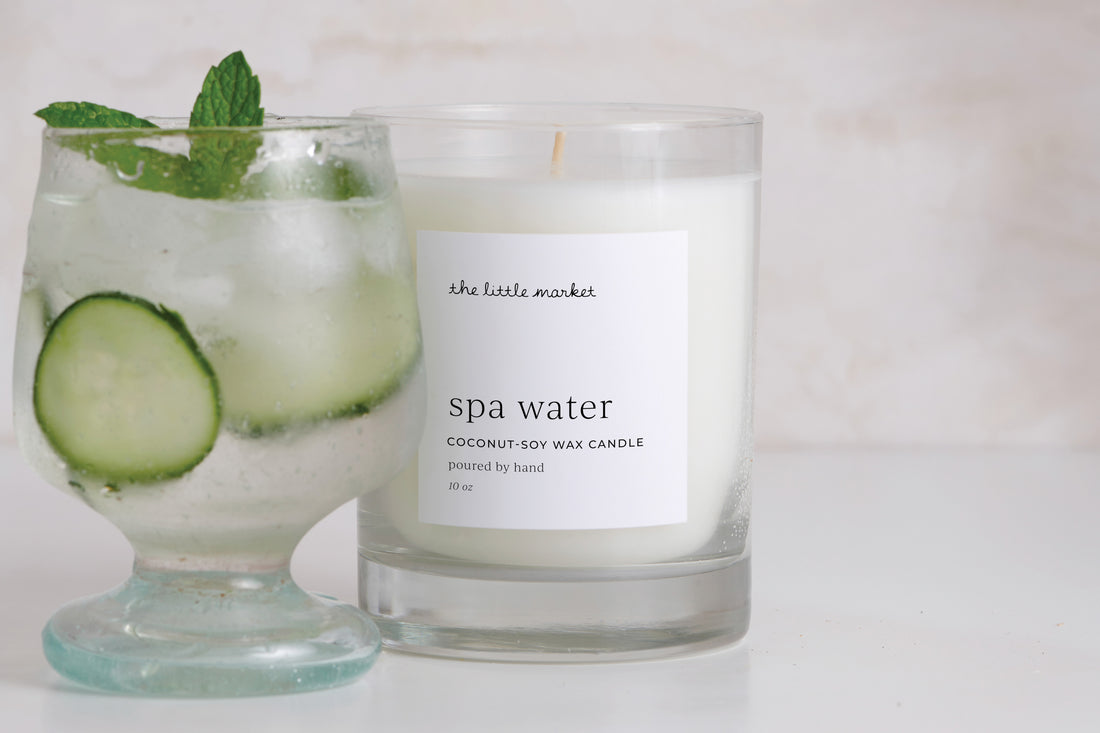 Spa Water Candle