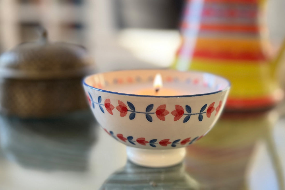 Tulip Bowl Candles