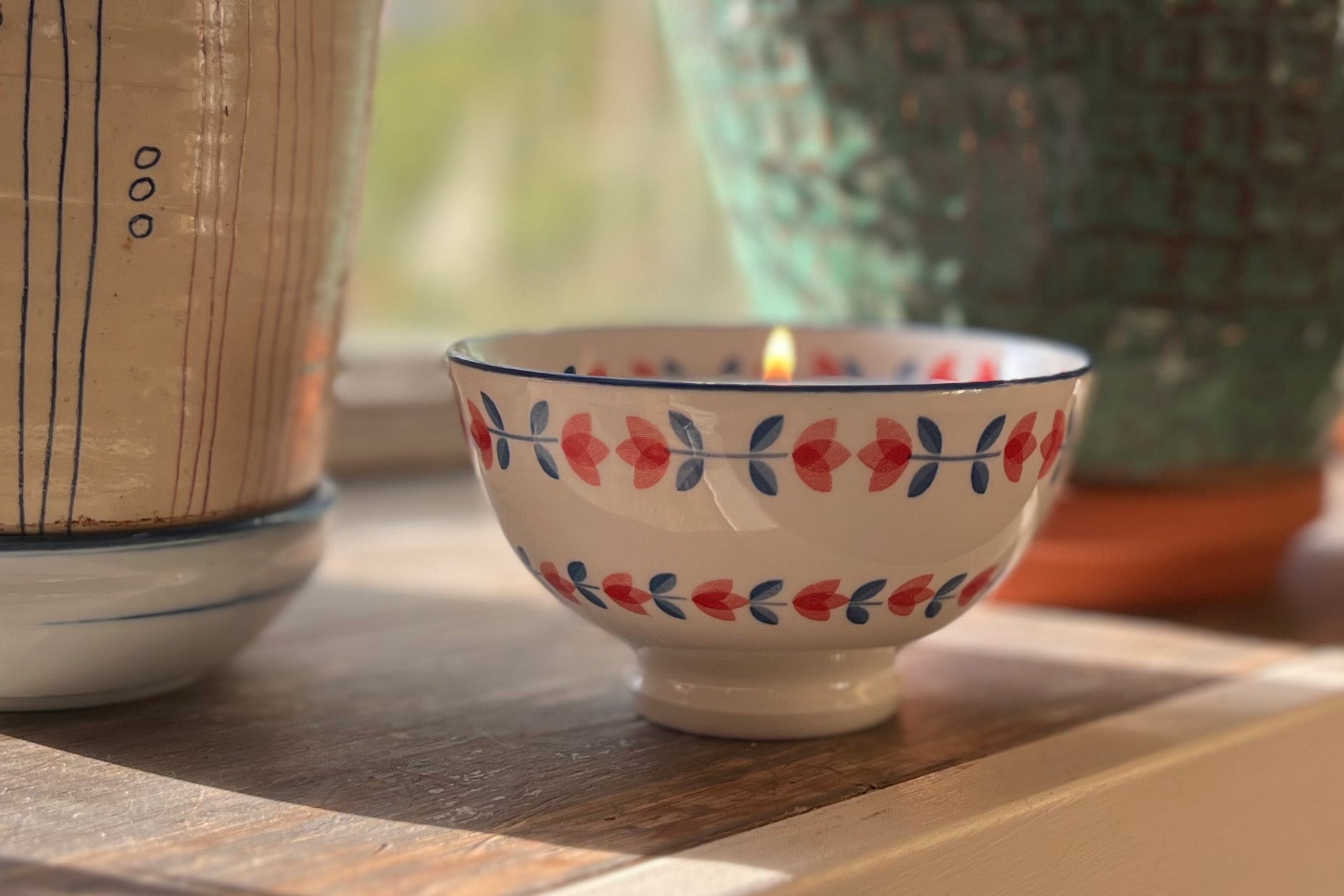 Tulip Bowl Candles
