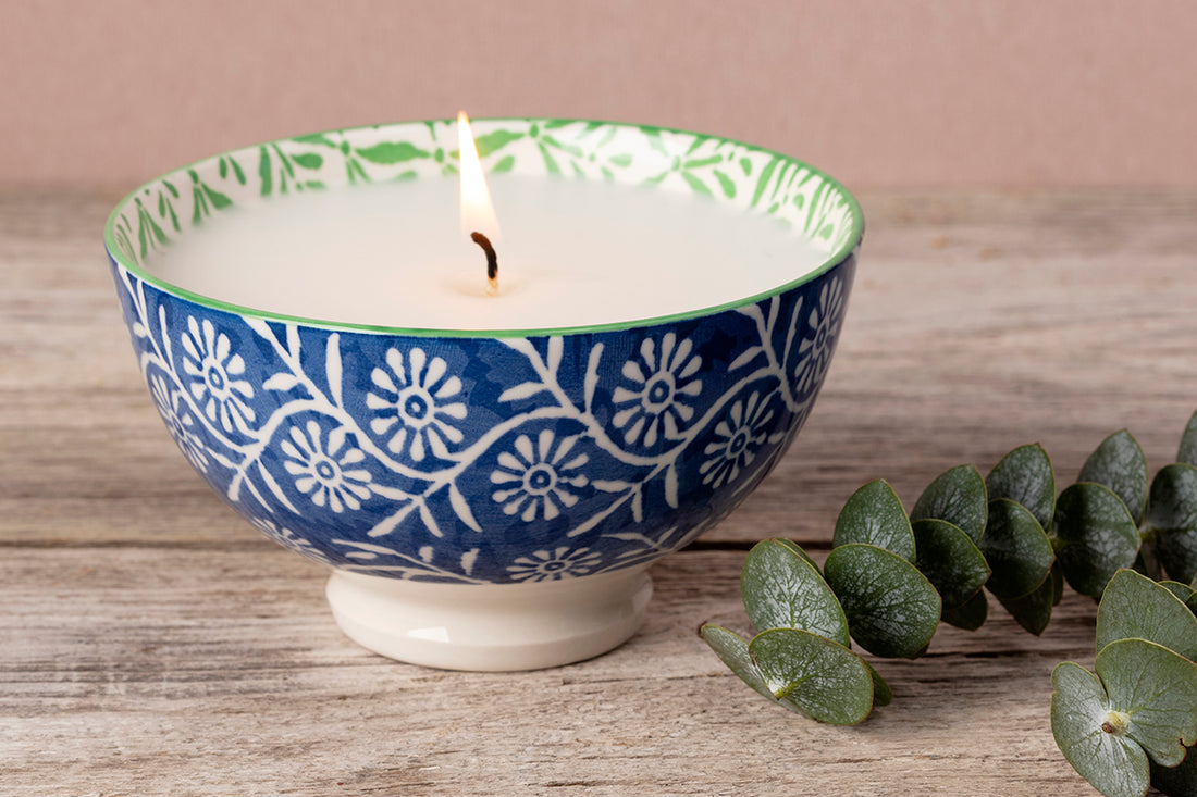 Vine &amp; Blossom Bowl Candle