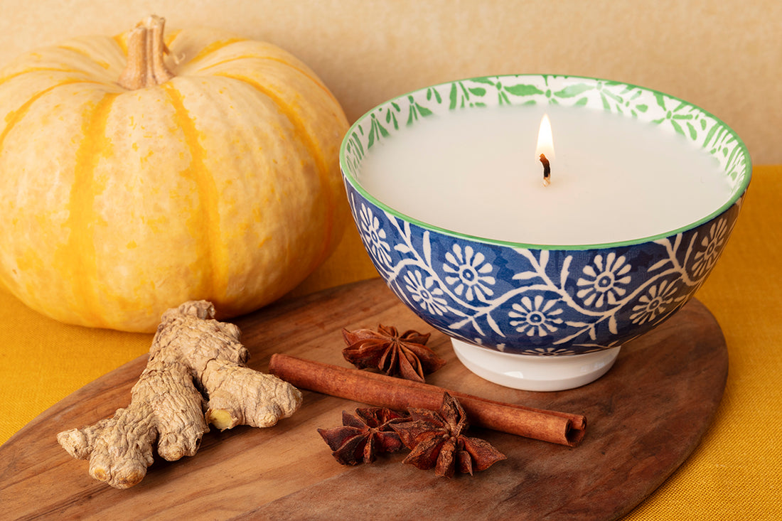 Vine &amp; Blossom Bowl Candle