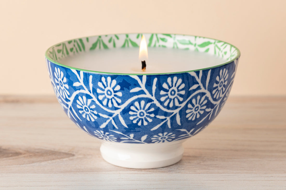 Vine &amp; Blossom Bowl Candle