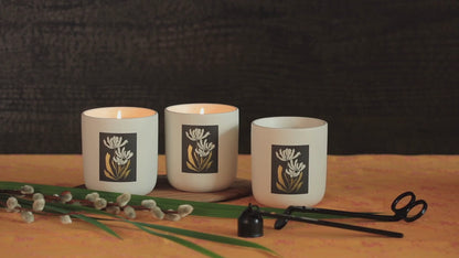 Gilded Botanical Candle