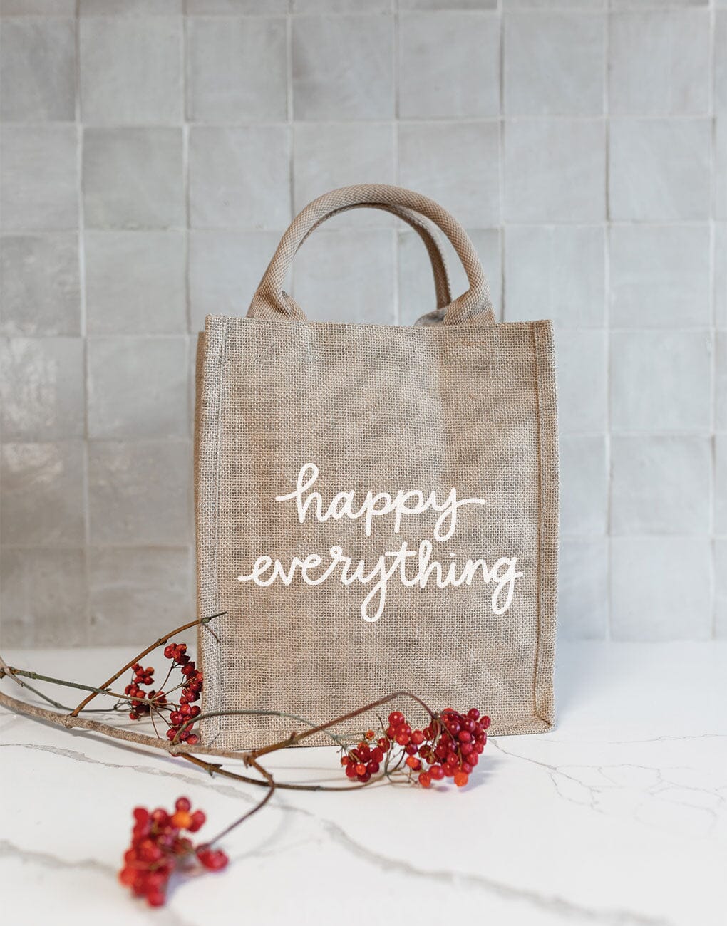 Happy Everything Reusable Gift Totes | The Little Market