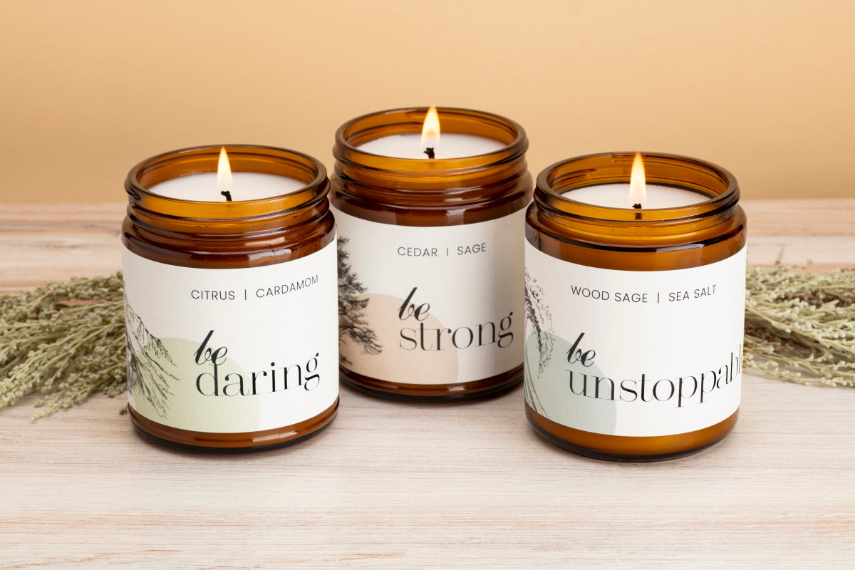 Affirmation Candles and Gift Set Affirmation & Encouragement Gift