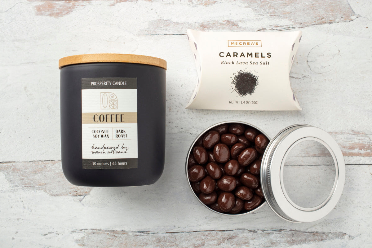 Coffee Lover Gift Set: Coffee Lover Gifts with Candles