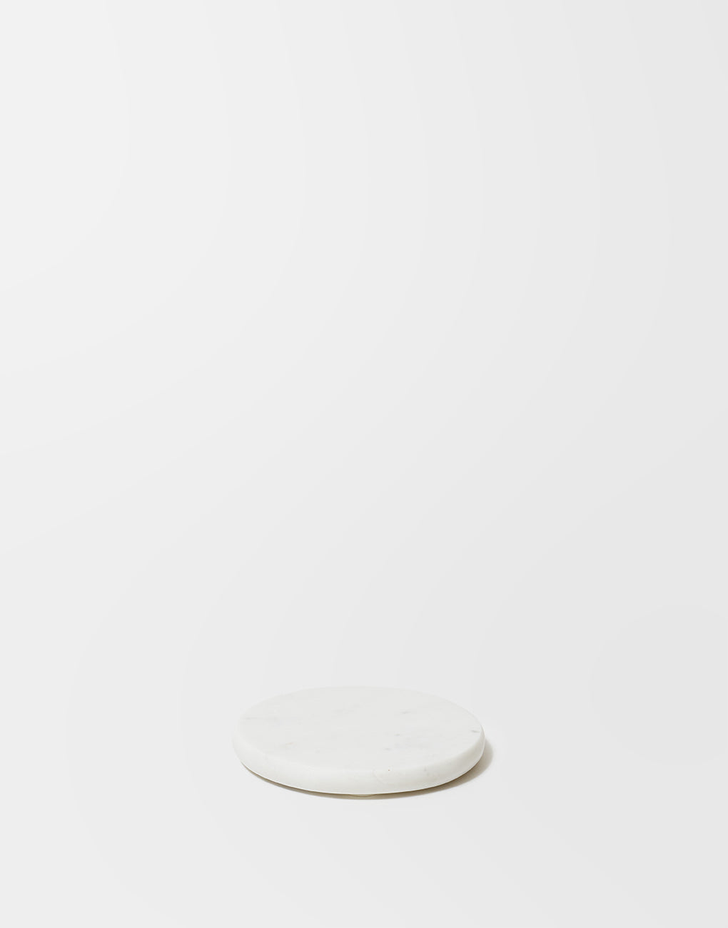 Round Marble Coaster - White | The Little Market