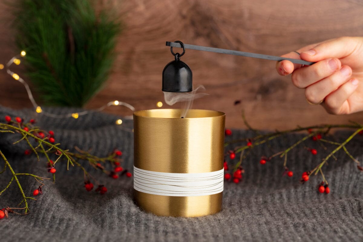 Bell Candle Snuffer Black Candle Snuffer Prosperity Candle