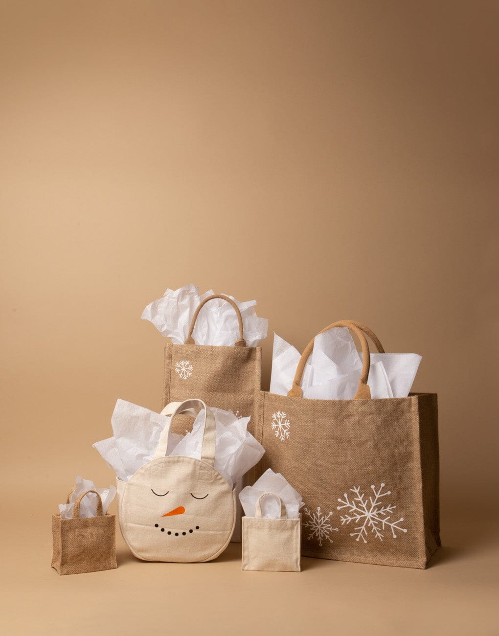 Shopping Tote - Snowflakes | The Little Market